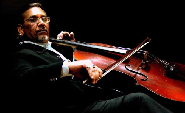 famous cello players Abu Dhabi Uae