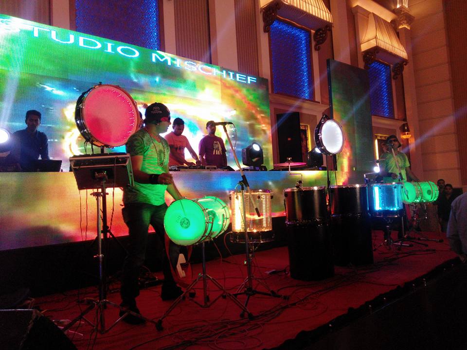 indian percussion players Abu Dhabi Uae